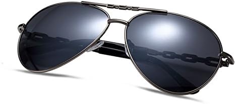 DVsong Fashion Metal Border Ellipse Sunglasses for Men - UV400 [ DST00018 ]