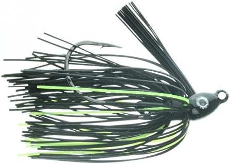 Nichols Lures Saber Swim Jig, Dark Knight, 3/8-Ounce