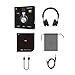 Linner NC80 Active Noise Cancelling Headphones, Bluetooth Headphones with Microphone Hi-res Audio Wireless Headphones On Ear Touch Controls with 34H Playtime for Travel Work Gaming- Black