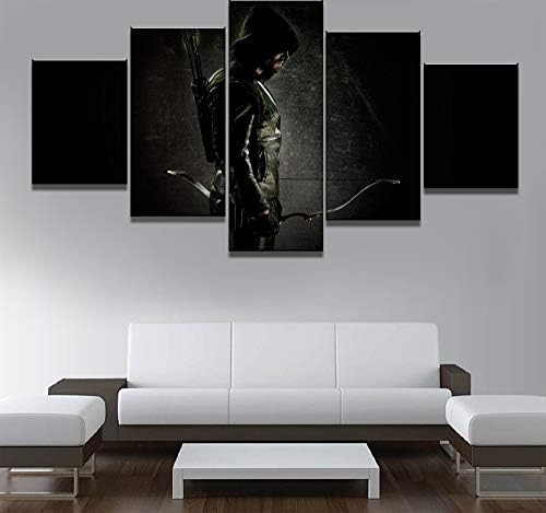 kkxdp Frameless 5 Piece Hd Print Large Arrow Poster Modern Decorative Paintings On Canvas Wall Art for Home Decorations Wall Decor-A