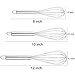 Egg Beater Wisk,Stainless Steel Whisk,Manual Whisk,Balloon Whisk Set,Wire Whisk,Mini Whisk,Milk Blender 8