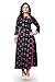 Delisa Women Dress Printed Kurti for Women Formal & Party Wear 183-8 (Blue 188, 36)