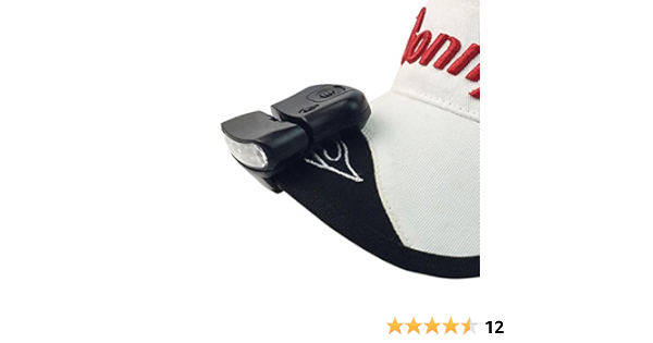 ALIKEEY 5Led Cap Hat Brim Clip LáMpara Head Faro Que Acampa ...