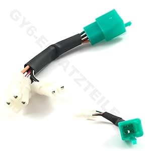 Amazon.com: CDI WIRE CABLE HARNESS PLUG CONNECTOR ADAPTER ... jmstar scooter wiring diagram 