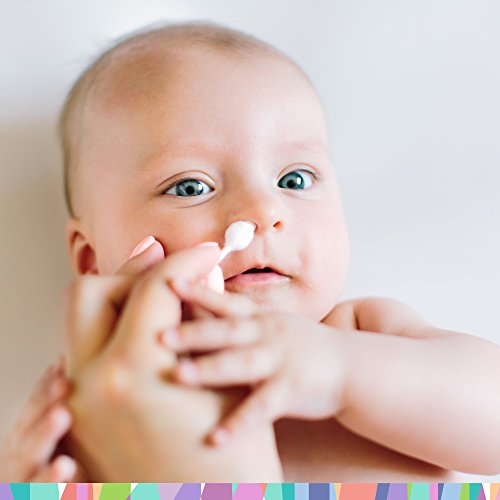 Geo Baby Safety Cotton Ear Swabs, (4 Packs of 55ct) - Thumbnail 3