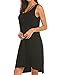 Naggoo Womens Sleeveless T Shirt Dress High Low Split Casual Tank Dress