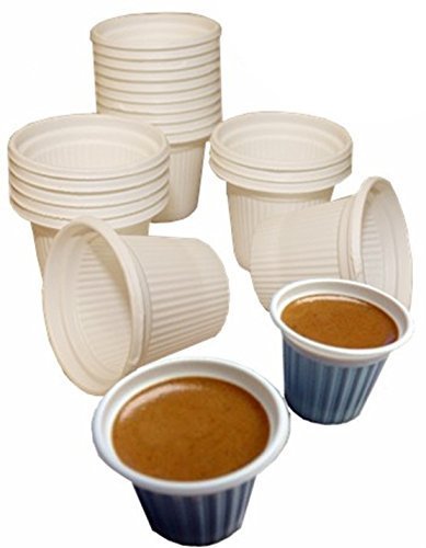 Mini disposable Cuban Style and espresso coffee cups 3/4 oz. Pack of 250