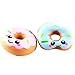 Eleventen Squishies Slow Rising Squishies Lovely Doughnut Cream Scented Jumbo Squishies Slow Rising Collection Slow Squishies Food Bread Cake 11×11×4cm (Blue)