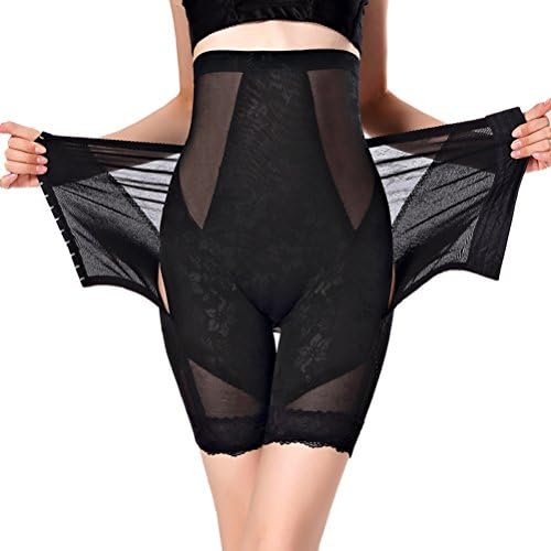 WAROFT Women's Easy Off Hips Body Shaper High Waist Cincher Thigh Slimmer Shapewear Black Tag XXL (US Size M-L)