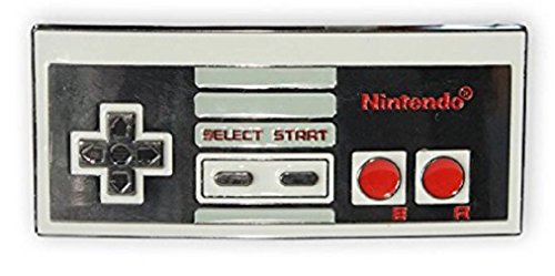 Super Mario Controller Metal Enamel Accents Belt Buckle
