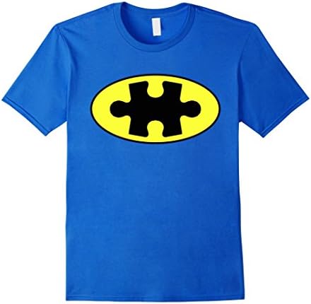 Men's Autism Superhero Shirt Autism Awareness T-Shirt Gift Small Royal Blue