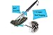 BBQ Grill Brush, Inspero Trading Triple Brush Barbeque Grill Cleaner, Stainless Steel Bristles, Long 18'' Inch Handle, Durable, Unbreakable, Remove Grime Efficiently, Keep Grill Grates Clean Like New
