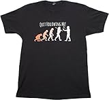Quit Following Me! Funny Science Teacher Evolution Humor Unisex T-shirt