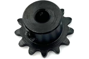 RHKING #25 Roller Chain Sprocket B Type Rust Prevention Hardened 1/4" Bore 13Tooth