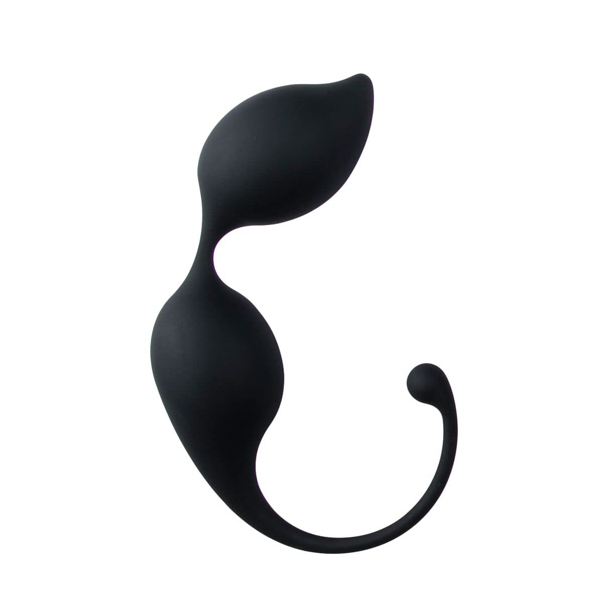 Easytoys Black Double Bended Silicone Kegel Exerciser