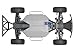 Traxxas 68086-4 Slash 4X4 1/10 Scale 4WD Short Course Truck with TQi 2.4GHz Radio and TSM Blue