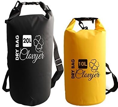 Dry Bag - Waterproof Bag - Backpack - Dry Backpack for: Boating, kayaking, camping, beach, kayak, hunting, snorkeling, swimming, snowboarding, rafting, adventure, fishing, motorcycle- By Clovyer