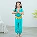 JiaDuo Princess Jasmine Costume for Girls Halloween Party Dress Up 5-6 Years