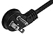 SF Cable 1ft Low Profile Angle NEMA 5-15P to C13 Right Angle Power Cord, 18AWG SJT Heavy-Duty, 10A, 125V