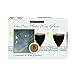 Party Essentials Hard Plastic One Piece 8-Ounce Wine Glasses, Clear, 8 Count