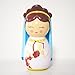 Shining Light Dolls St. Cecilia Collectible Vinyl Figure with Story and Prayer Card