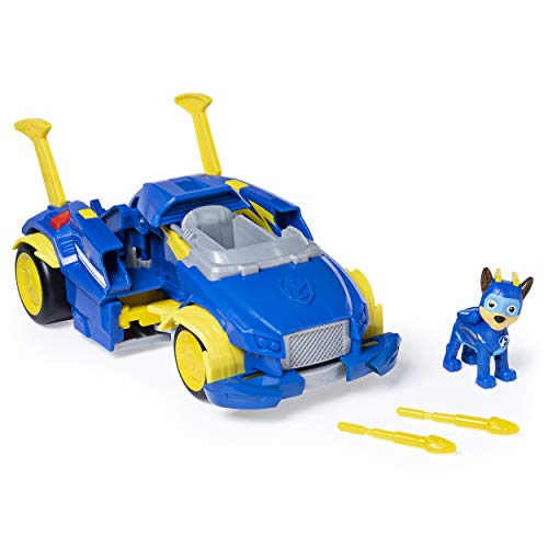 Paw Patrol, Mighty Pups Super Paws Chase's Powered Up Cruiser Transforming Vehicle - //coolthings.us