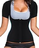 Women's Body Shaper Hot Sweat Slimming Sauna Vest Neoprene shapewear Fat Burner Weight Loss Black