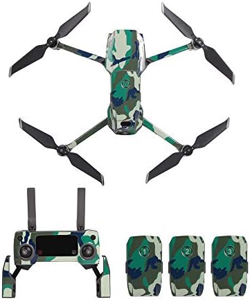 Jesykin Mavic 2 Pro Decals Sticker for DJI Mavic 2 Zoom Body Vinyl PVC Cover Camouflage Army Fans