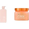 MONDAY Moisture Body Wash 27oz and Tree Hut Vitamin C Shea Sugar Scrub 18oz Skin Care Bundle