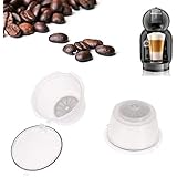 4 Capsula Reutilizável Dolce Gusto Recarregável Cristal Transparente