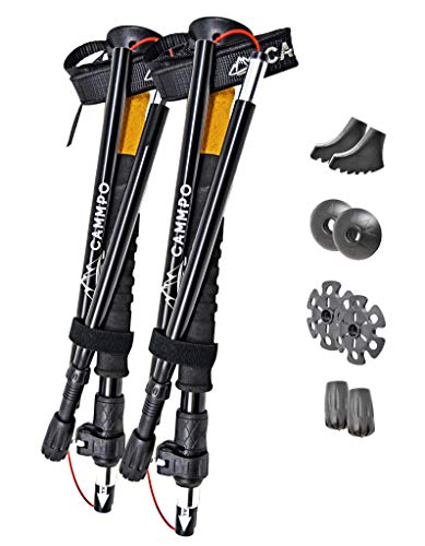Trekking Poles for Hiking - Hiking Poles - Collapsible Hiking Sticks for Men and Women