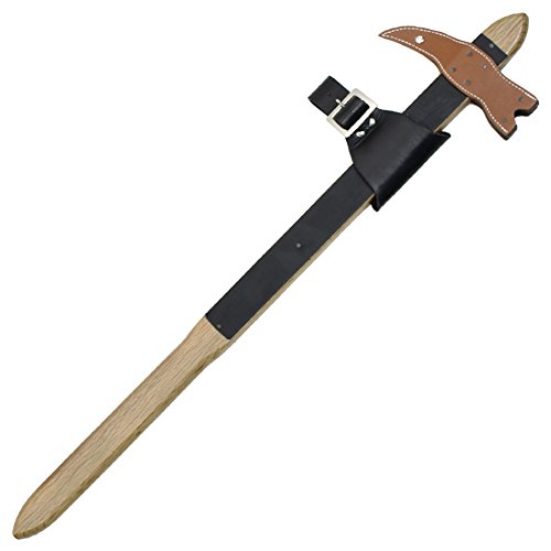 Medieval Practice Viking Wooden War Hammer FREE Frog Combo