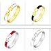 Gotomore Women's Stylish 316l Stainless Steel Anti-allergic H-shaped Buckle Bracelet Bangle - Gold + Light Blue