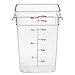 Cambro Food Storage Container - Classic Series Square - 22 QT (Quart) - Commercial Grade for Food Prep (Clear)