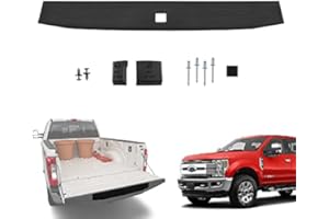I AM AUTO PARTS IAMAUTO 97315 Center Flexible Flex Step Tailgate Cap Pad Molding Trim for 2017-2022 Ford Super Duty (F250, F350)