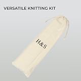 H&S 11 Pairs Stainless Steel Single-Pointed Knitting Needles Set 2.0–8.0mm view 6