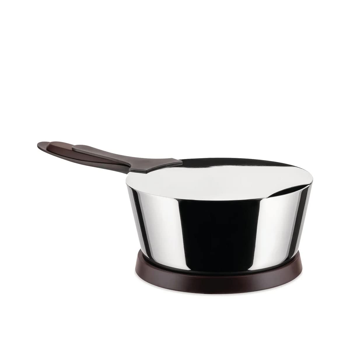 Alessi PJ01S Pasta Cooking Unit Includes One Saucepan/One Lid/One Spoon/One Trivet in 18/10 Stainless Steel Mirror Polished