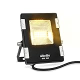 Albrillo 10W LED Flood Lights 100W Halogen Bulb Equivalent, 800lm, IP66 Waterproof Flood Light Outdoor, 3000K Warm White, Outdoor Work Light for Yard