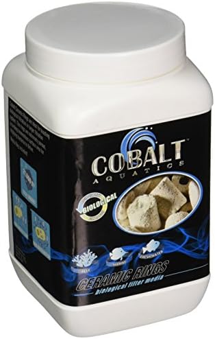 Cobalt International ACI50005 Ceramic Round Rings Biological Filter for Aquarium, Large