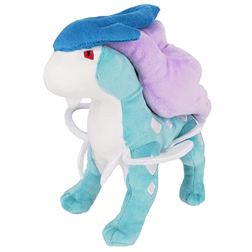 Sanei Pokemon All Star Series - PP64 - Peluche de Suicune, azul, morado, 8.5