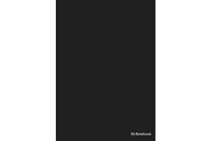 B6 Notebook: 150 Pages; 5.03 in x 7.16 in; College Ruled; Charcoal Gray Cover