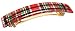 France Luxe Classic Rectangle Barrette - Tartan Plaid