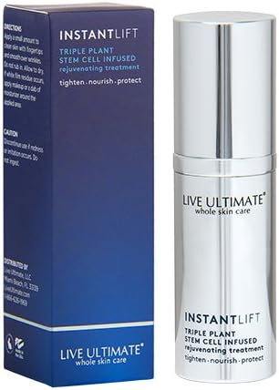Instant Face Lift Rejuvenating Triple Stem Cell Treatment | Instant Skin Tightening and Lifting | Peptides Eliminate Wrinkles and Fine Lines | Fruitscription Formula Restores Cellular Youth for Immediate Results