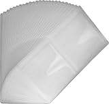 (25) White 4-Disc CD DVD Binder Pages - CRY-4SVWH