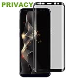 Galaxy S8 Screen Protector, Oiisun Privacy Anti-Spy Series [ Full Coverage ] [ 3D Touch Compatible ]Premium Tempered Glass Screen Protector For Samsung Galaxy S8 (Black)