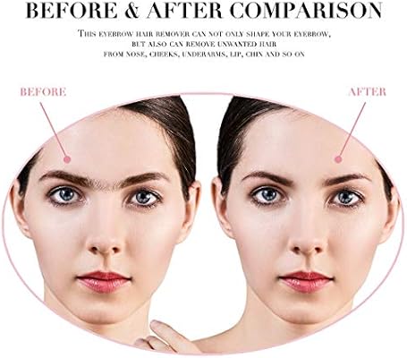 eyebrow hair remover vogcrest electric painless eyebrow trimmer epilator for women