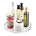 iDesign Linus Turntable Kitchen Organizer, Organization for Pantry, Countertop, Shelf, Table, Vanity, Bathroom, 11 Inches, Clear primary