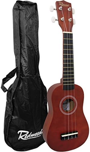 Redwood S10 Beginners Soprano Ukulele With Gig Bag - Brown