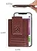 Birsppy Magnetic Money Clip Wallet for Men Genuine Leather Wallets Slim Front Pocket RFID Blocking Card Holder Minimalist (coffee)
