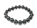 Shungite Bracelet From Russia - 10mm Round Beads, Black